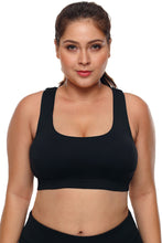 Load image into Gallery viewer, Plus Size Racerback U-shaped Neck Sport Bra Models 2019