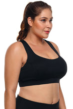Load image into Gallery viewer, Plus Size Racerback U-shaped Neck Sport Bra Models 2019