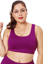 Load image into Gallery viewer, Plus Size Racerback U-shaped Neck Sport Bra Models 2019